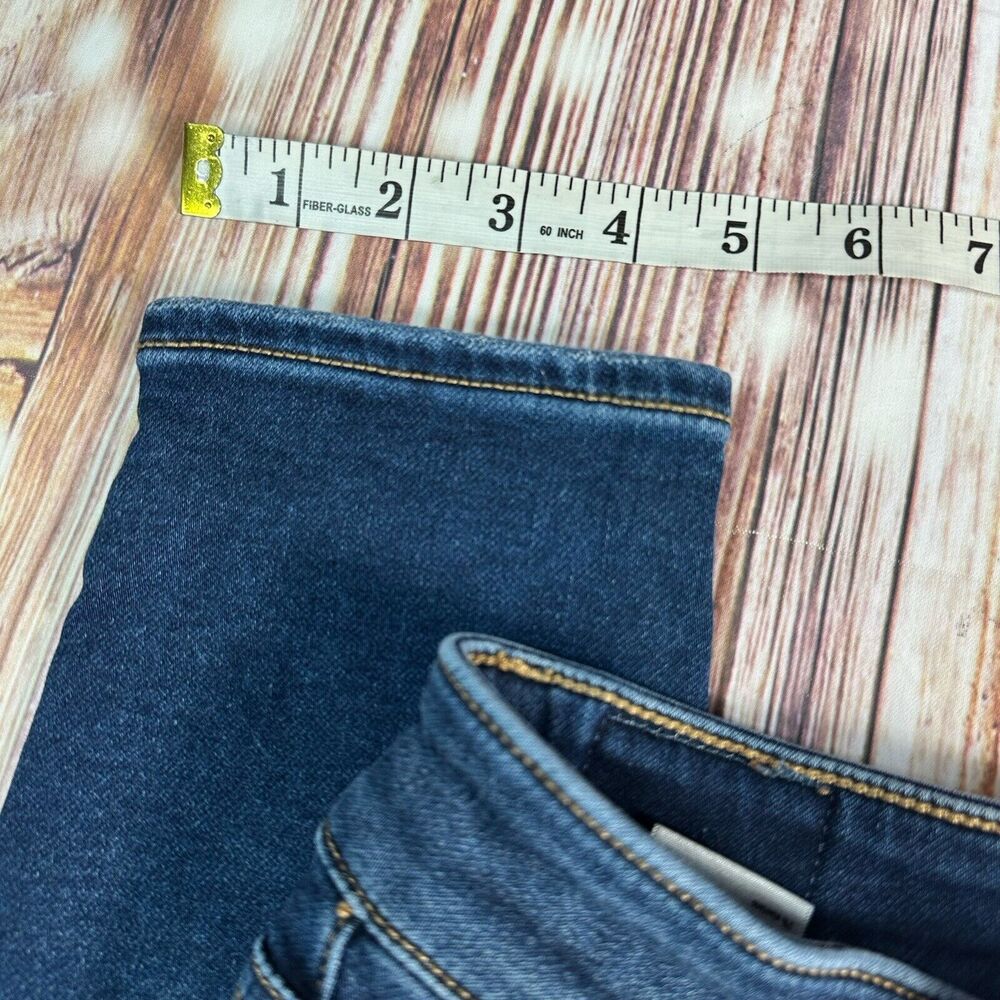 American Eagle HI RISE JEGGING Size 8 X Short Distressed Jeans Denim Pants 28x24 - Picture 9 of 14